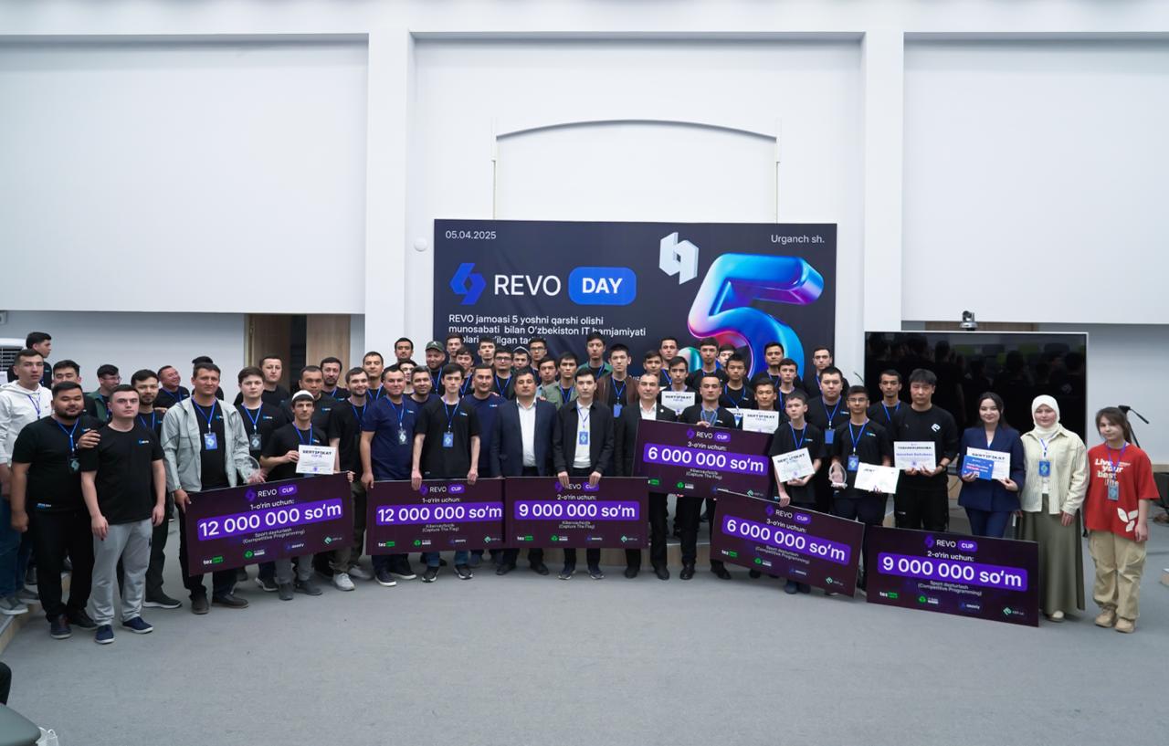 REVO CUP 2025: How We Hosted Uzbekistan's Largest Private Sector IT Olympiad