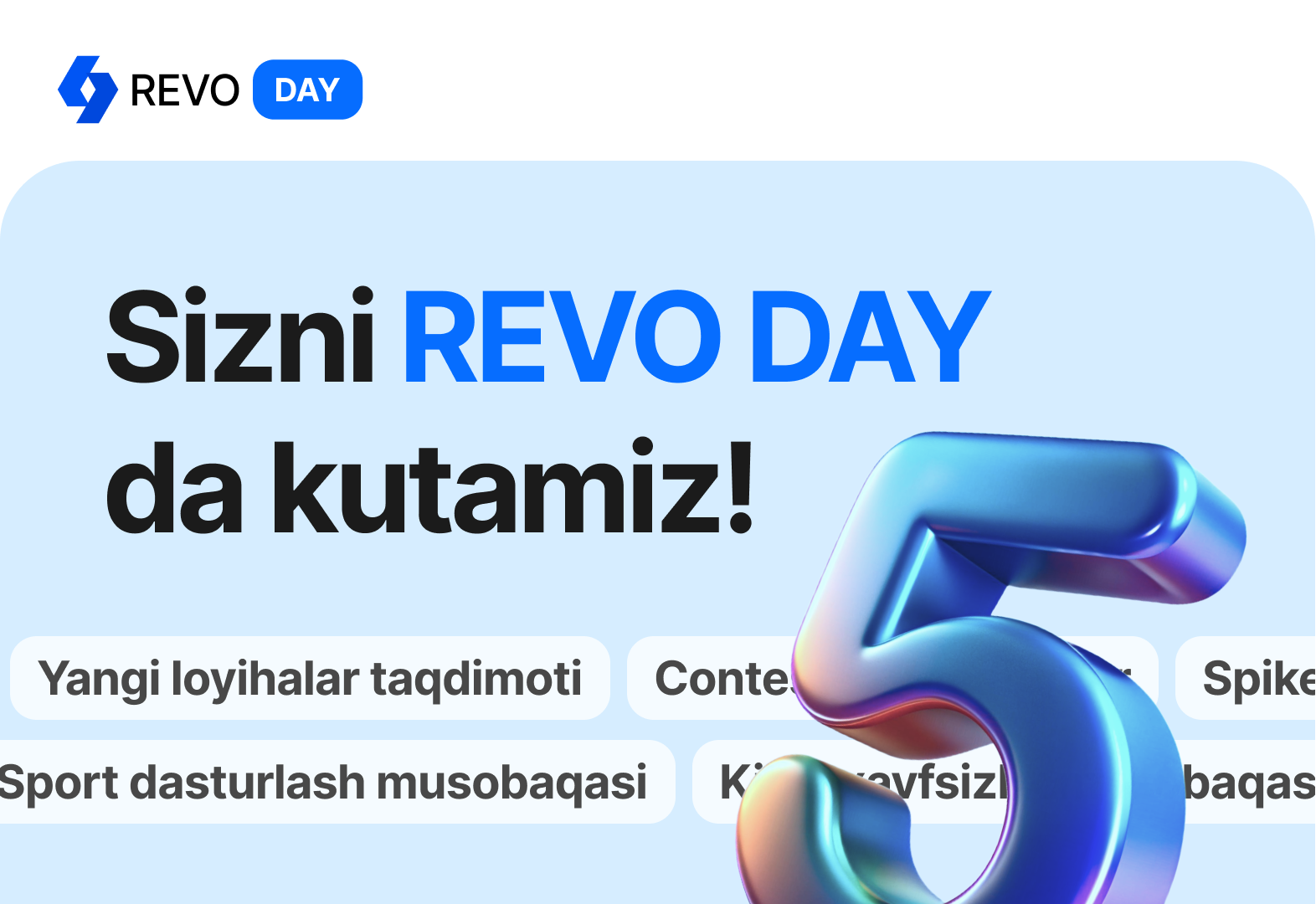 REVO DAY 2025: Texnologiyalar va g'oyalarning uchrashuv nuqtasi